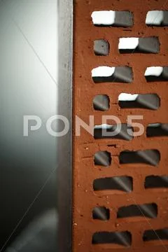 Closeup view of bricks Stock Photos