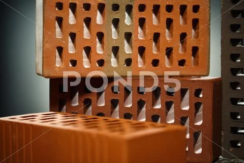 Closeup view of bricks Stock Photos