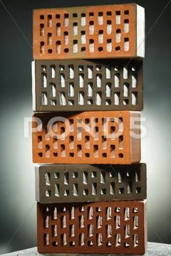 Closeup view of bricks Stock Photos