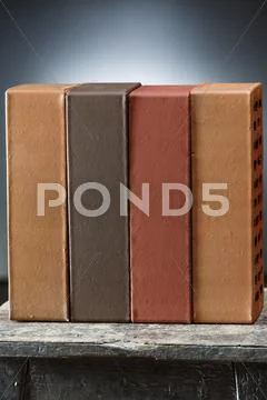 Closeup view of bricks Stock Photos