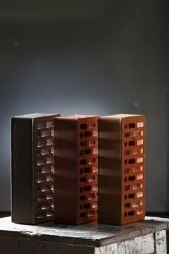 Closeup view of bricks Stock Photos