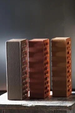 Closeup view of bricks Stock Photos