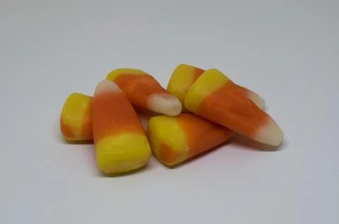 Closeup View of Candy Corn Pile Stock Photos