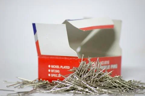Closeup view of different stationary tools Stock Photos