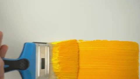 Closeup view of drawing on canvas Stock Footage 99430751