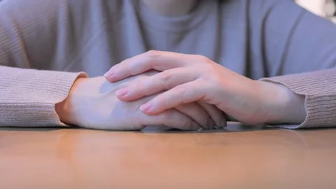 A CloseUp View of Hands Gesturing Expressively During a Lively Conversation Video stock 312440904