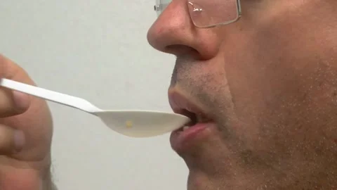 A closeup view of a mans profile featuring stylish glasses, capturing his Stock Footage 280766298