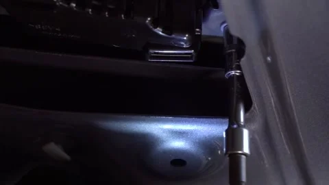 CloseUp View of the Mechanical Fastening Process Involved in Various Stock Footage 311367536