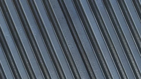 Closeup view of metal material. Texture Structure. Stock Footage 261000755