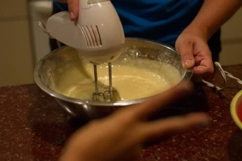 Closeup view of the mixer  Stock Photos