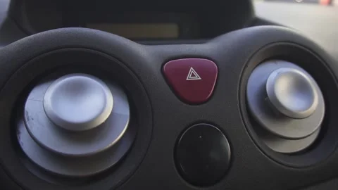 A closeup view of a part of the interior with a view of the round deflector Stock Footage 296190931