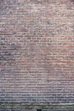 Closeup view of the red wall. Abstract pattern of a brick wall Stock Photos