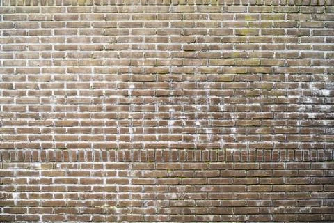 Closeup view of the red wall. Abstract pattern of a brick wall Stock Photos