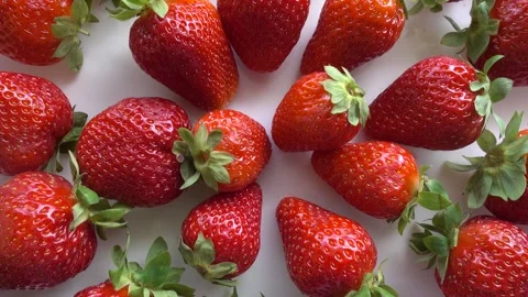 Closeup view of ripe strawberry Stock-Footage 330960215