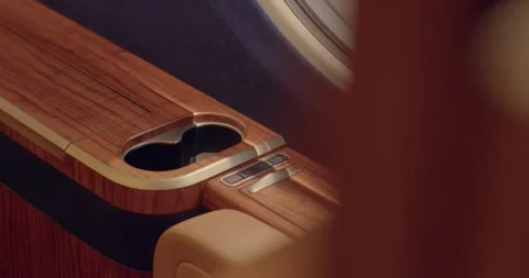 Closeup view showcasing craftsmanship of polished wooden cabin feature Vidéo 333877301