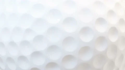 Closeup view of spinning golf ball Stock Footage 137296309