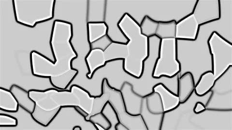 Closeup view of stylized microorganisms under the microscope, abstract backgr Stock Illustration