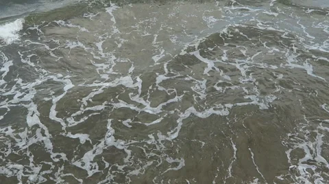 Closeup view of surf Stock Footage 52383496