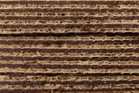 Closeup view of tasty wafer sticks as background. Sweet food Stock Photos