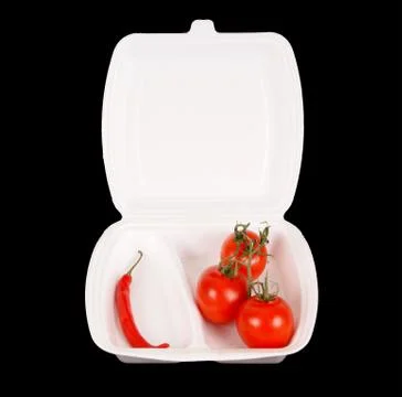 Closeup view of vegetables isolated Stock Photos