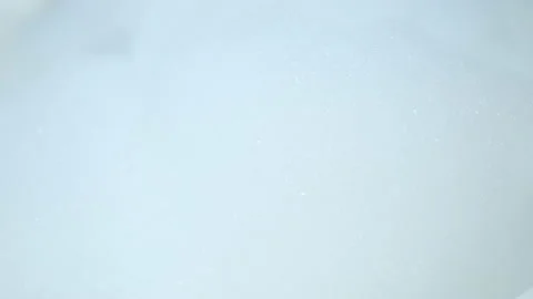 Closeup view of white bubbled foam in bathroom, texture of bubbles. Stock-Footage 158385846