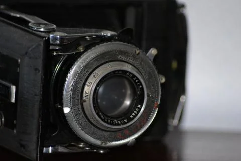 Closeup: Vintage Camera Stock Photos