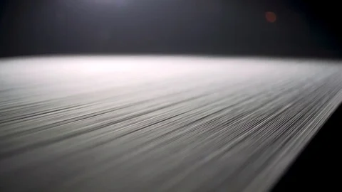 Closeup Of Warping Denim Thread In A Textile Factory. Stock Footage 121192038