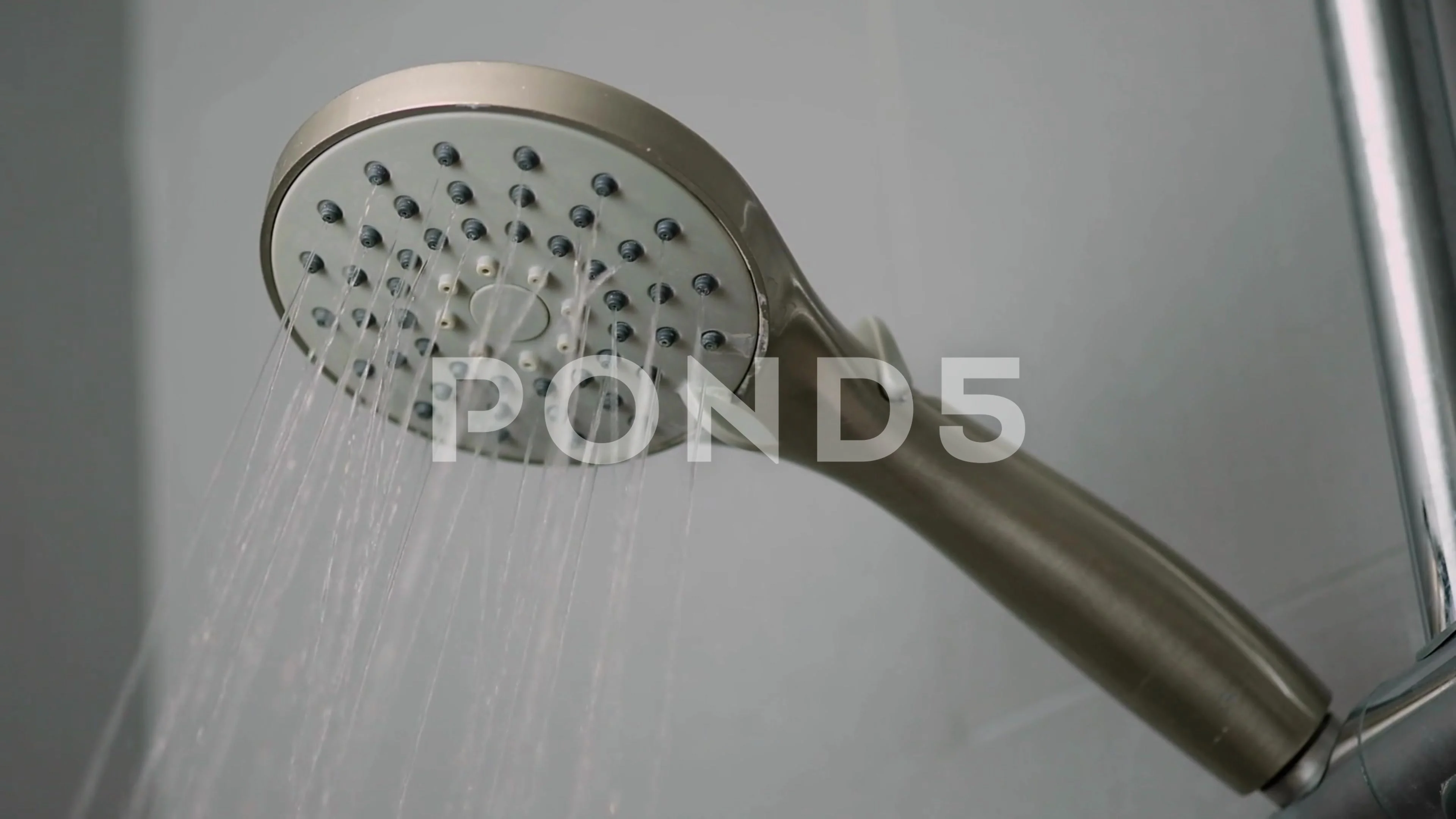 closeup Water drops in the shower head p... | Stock Video | Pond5