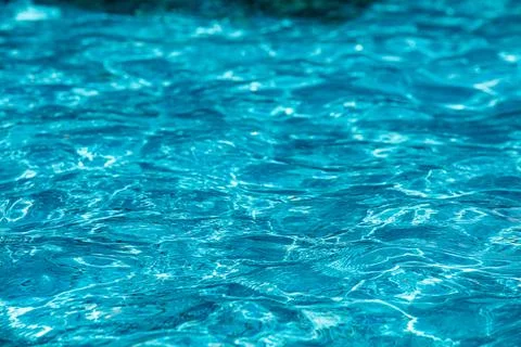 Closeup of water in pool Stock Photos