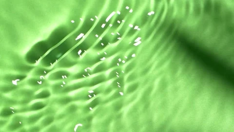 Closeup water surface texture splash, ripples isolated on chroma key background Stockbeeldmateriaal 183244779