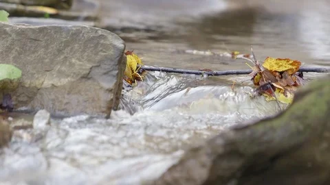 Closeup waterfall 库存影片 78753815