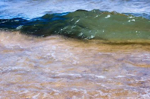 Closeup wave Stock Photos