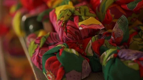 Closeup of Wedding Candy Stock Footage 73279680