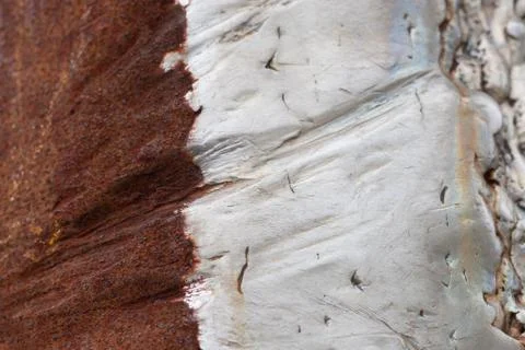 The closeup of a weld Foto stock