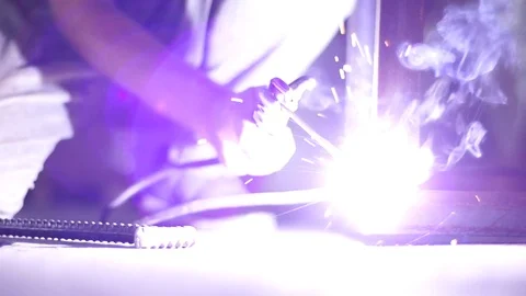 Closeup weldering 库存影片 92799968