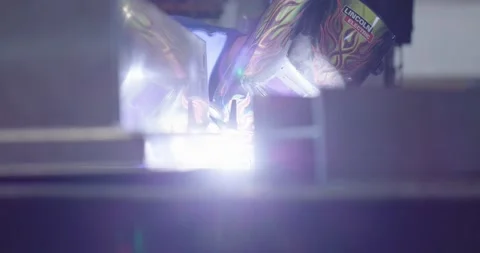 Closeup welding Stock Footage 200790097