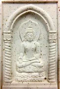 Closeup White Amulet Stock Photos