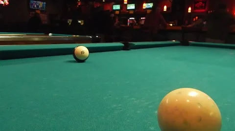 Closeup white-ball Video stock 45356544