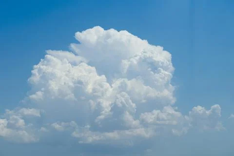 Closeup of white clouds. texture, background Stock Photos