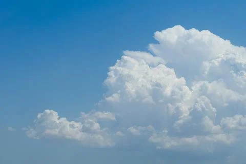 Closeup of white clouds. texture, background Stock Photos