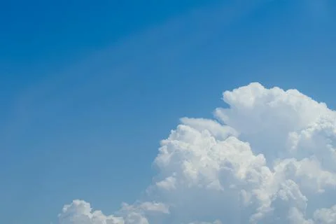 Closeup of white clouds. texture, background Stock Photos