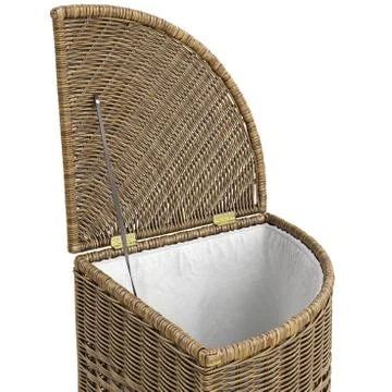 Closeup wicker basket Illustrazione stock
