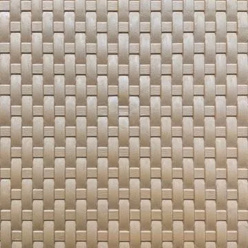 Closeup of Wicker Pattern in Soft Neutral Tone 스톡 사진