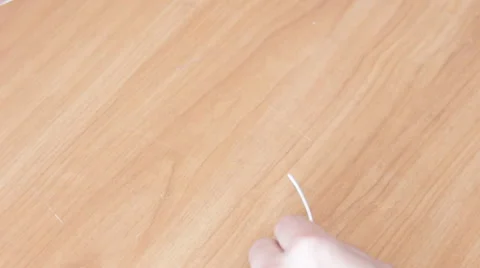 Closeup of wire clampping Stock Footage 65215441