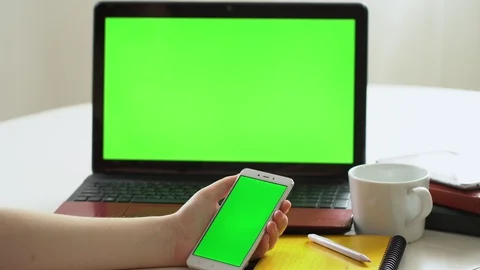 Closeup woman sitting table notebook female hands keyboarding laptop using Stock Footage 129811387