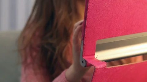 Closeup of woman's hand typing Stock Footage 72052333