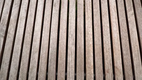 Closeup of wooden boards background with pattern surface Stock Footage 242389186