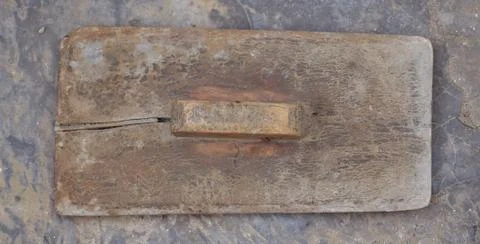 Closeup of wooden rendering float Stock Photos