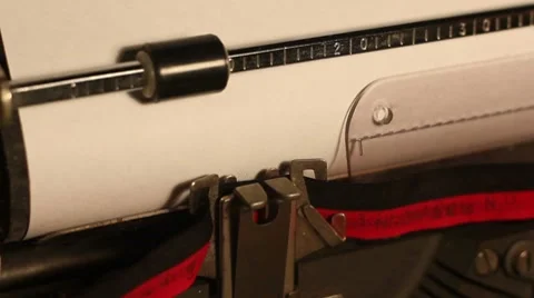 Closeup of the words "debt plan" written on a typewriting machine Stock-Footage 8694494