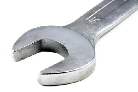 Closeup of a wrench Stock Photos